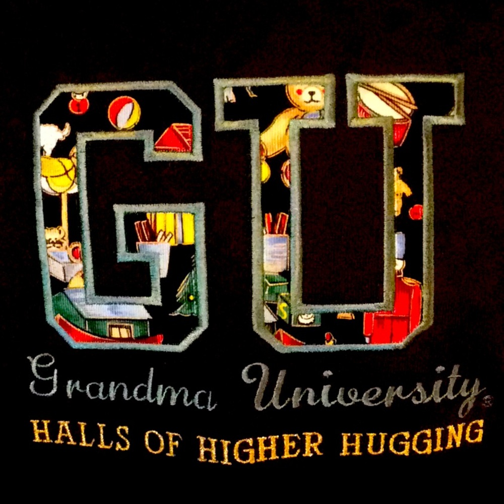 Christmas Grandma University Sweatshirt W/Collar